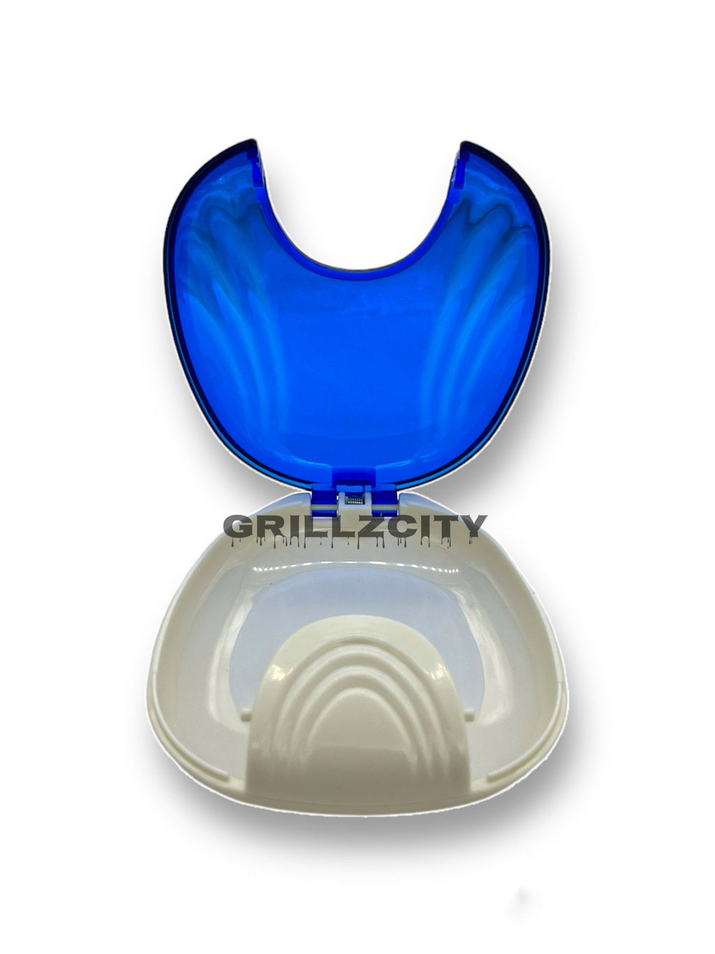 GRILLZ Case,  Waterproof retainer box protective, portable,simple, avoid losing grillz / gold teeth ( Blue )  Mouthguard Aligner Denture Box - GrillzCity 
